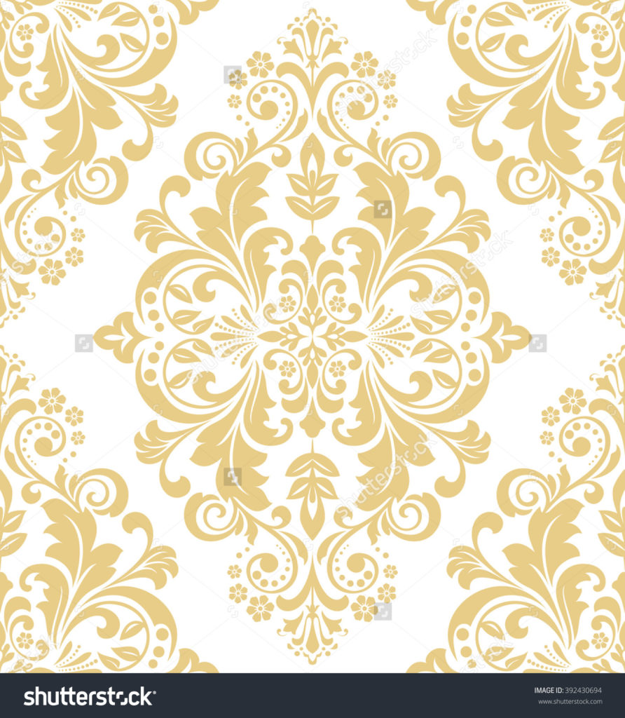 Stock Photo Floral Pattern Wallpaper Baroque Damask Seamless Vector